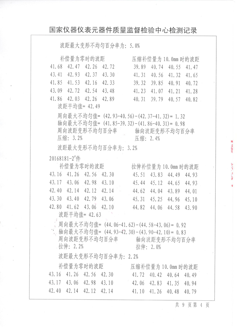 《波紋補償器》特種設備形式實驗報告
