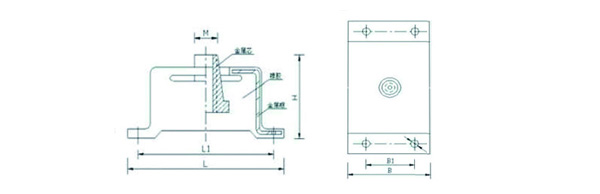 BE60柴油發(fā)電機(jī)橡膠減震器