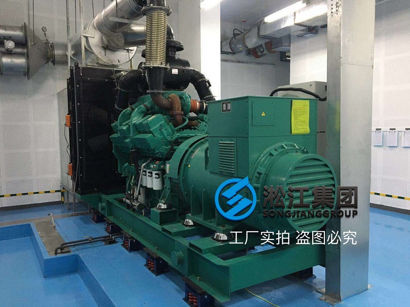 阻尼彈簧減震器大型柴油發電機安裝案例