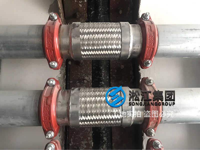 上海銀商科技園卡箍式金屬軟管使用現場 上海銀商科技園卡箍式金屬軟管使用現場