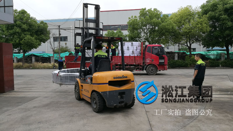 【上海市竹園污水處理廠】橡膠接頭使用現(xiàn)場