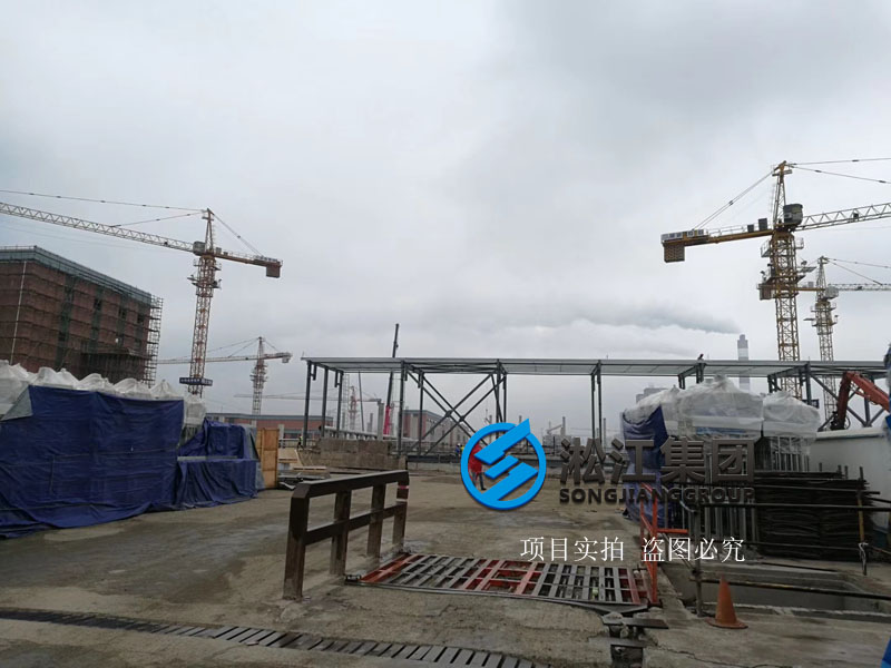 【上海市竹園污水處理廠】橡膠接頭使用現(xiàn)場