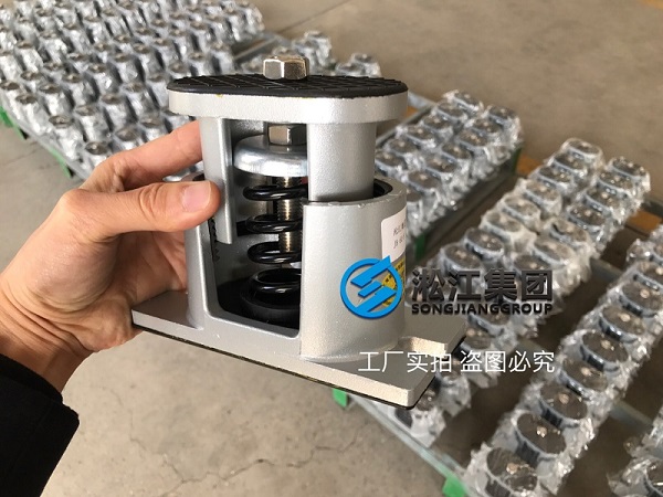 希爾頓酒店座地安裝軸流風機隔振示意圖